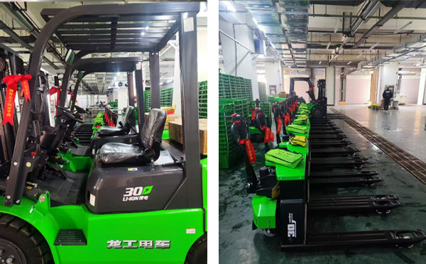 恭喜力盖工程机械：成功新交付几批龙工叉车